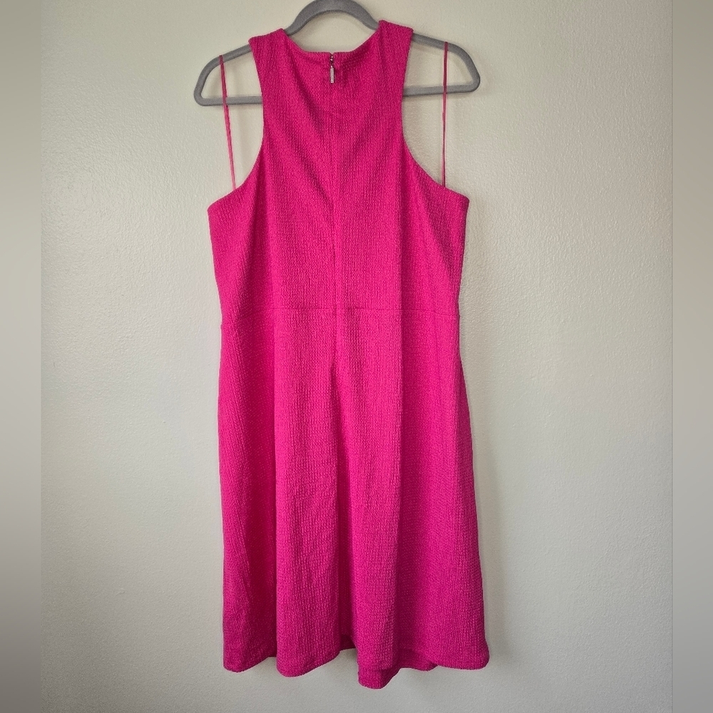 NWT Michael Kors Cross Neck Halter Sheath Dress Plus Size 3X - Picture 4 of 8